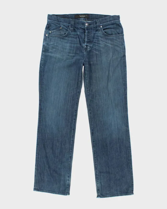 Vintage Y2K Rock & Revival Dark Wash Gothic Bootcut Jeans - W38 L35 sold by Rokit