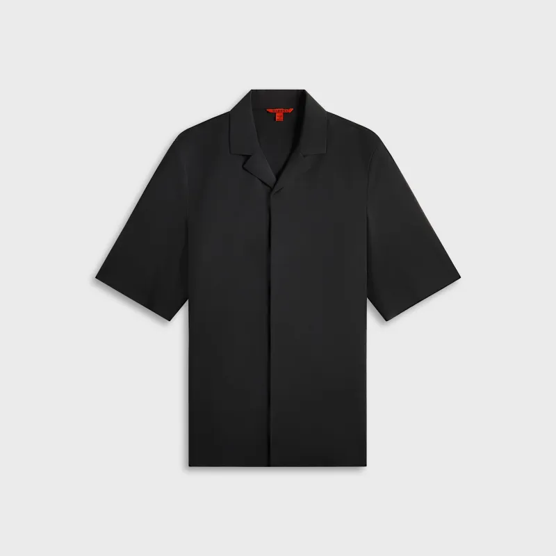 Barena Overshirt Atila Tropical Piombo - Black sold by Kith