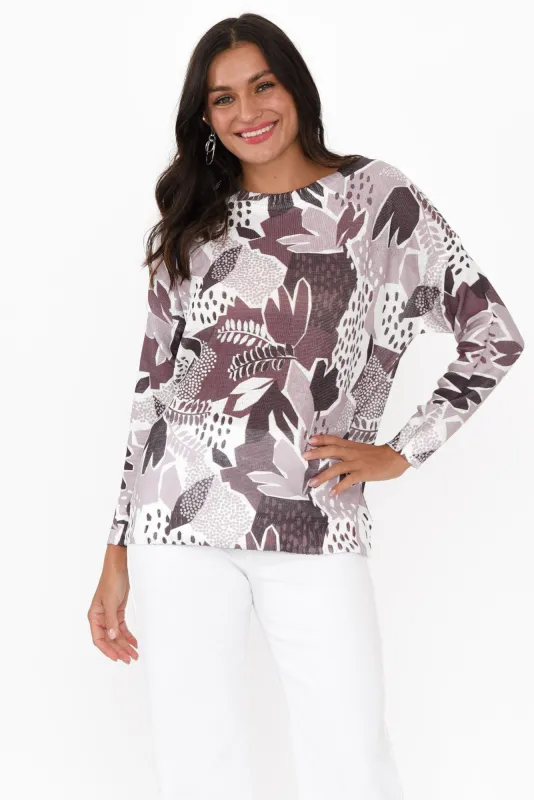 Hanson Chocolate Garden Knit Jumper sold by Blue Bungalow