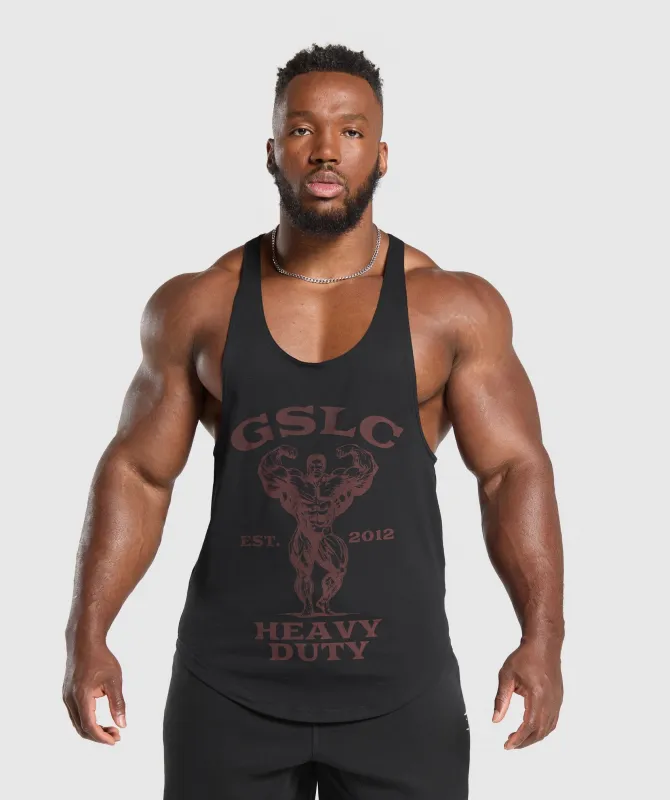 Gymshark Heavy Duty Stringer - Black sold by Gymshark