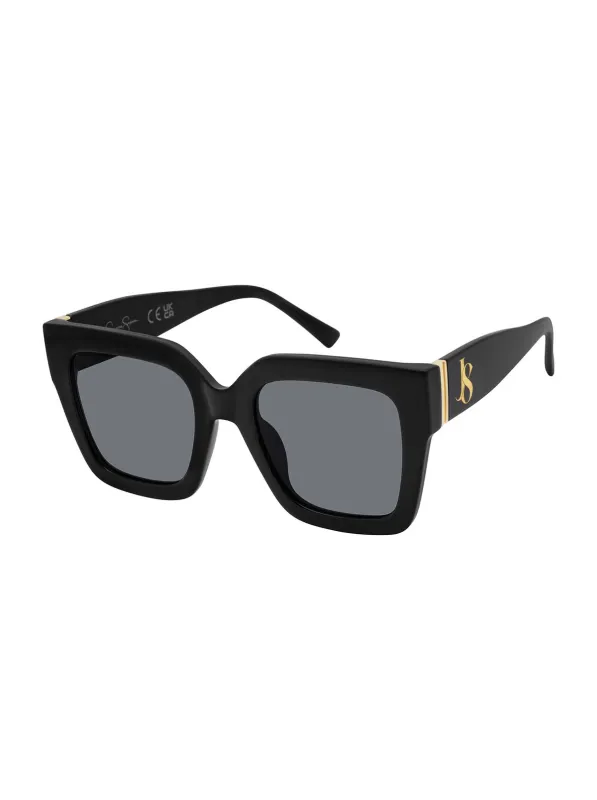 Chic Oversized Square Sunglasses in Black sold by Jessica Simpson