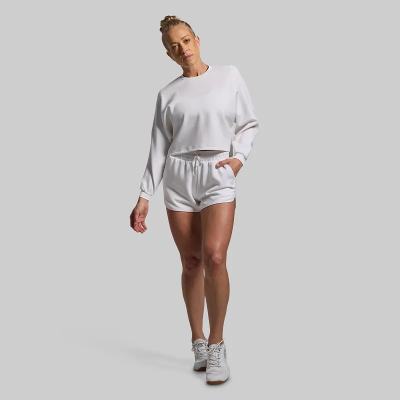 Lounge Lux Short Set (White) sold by Born Primitive