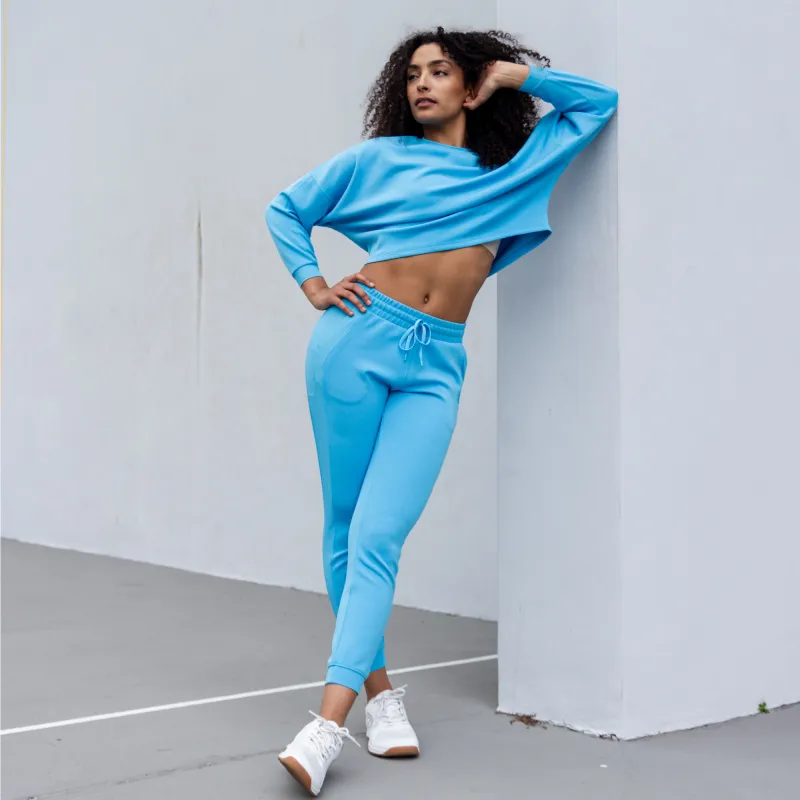 Lounge Lux Cropped Pullover Set (Aquarius) sold by Born Primitive