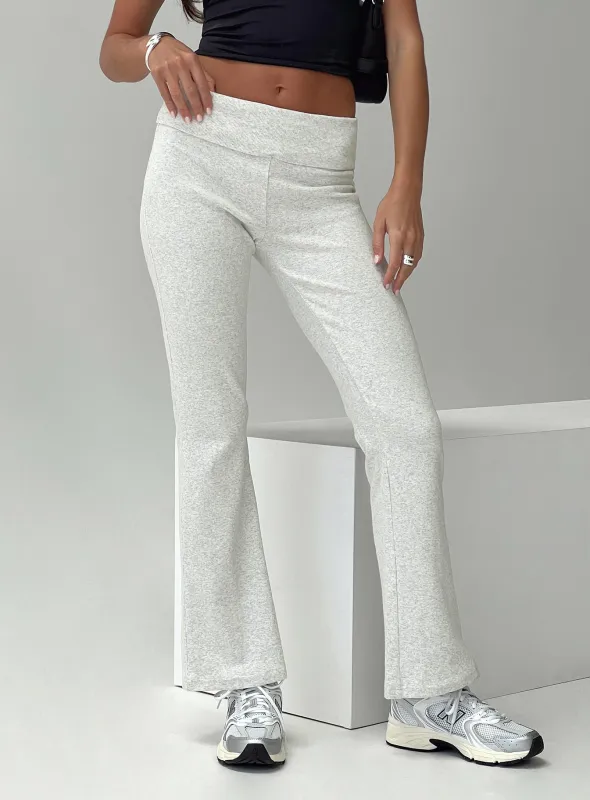 Norment Rib Pants Grey Tall sold by Princess Polly