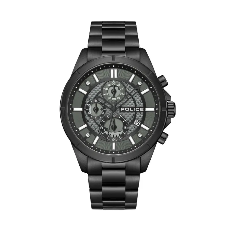 Black Case Matt Black Dial Watch With Matt Black Strap sold by Edgars