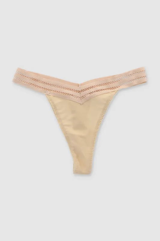 Tanga microfibra tiras sold by Shasa
