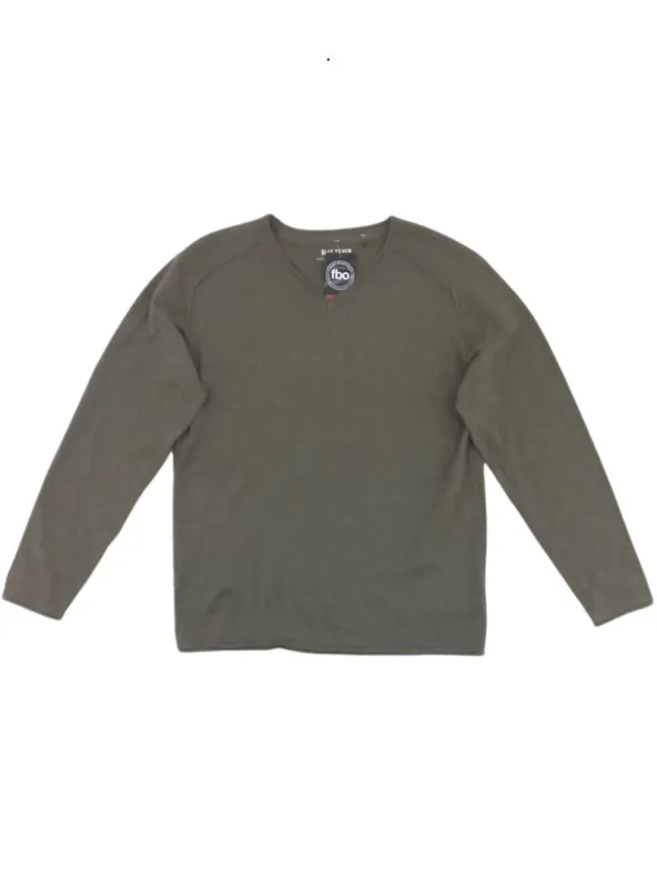 V-NECK KNIT TOP sold by FBO