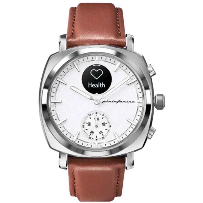 Pininfarina SET01A-01 Senso Hybrid Moonlight Silver Wristwatch Box Set sold by H.S. Johnson