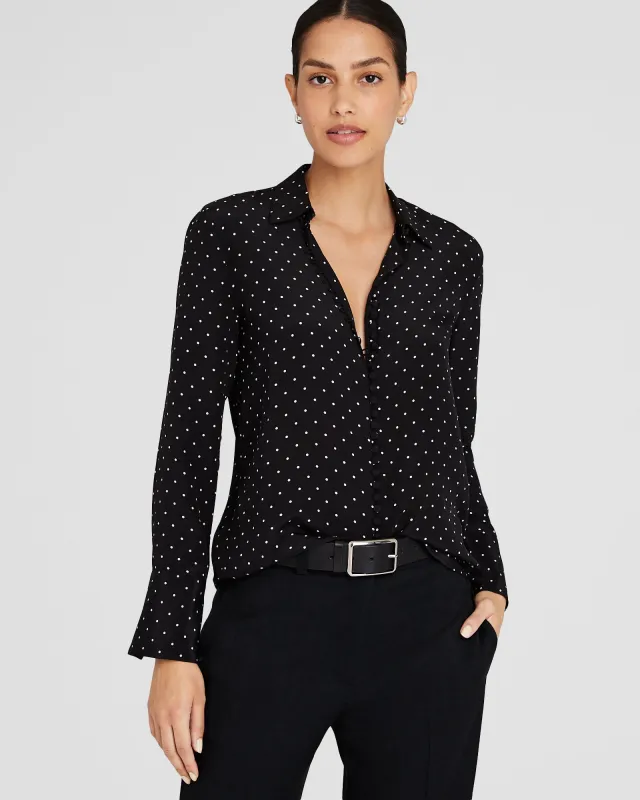 Printed Helek Silk Shirt sold by Club Monaco