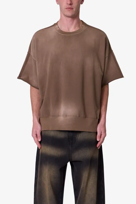 Oversized Crewneck Tee - Tan sold by MNML