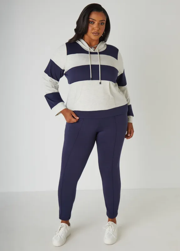 Pintucked High Rise Leggings sold by Ashley Stewart