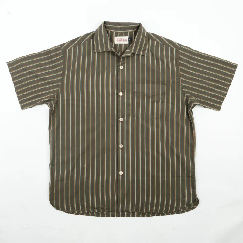 Hawaiian Olive Stripe sold by Freenote Cloth