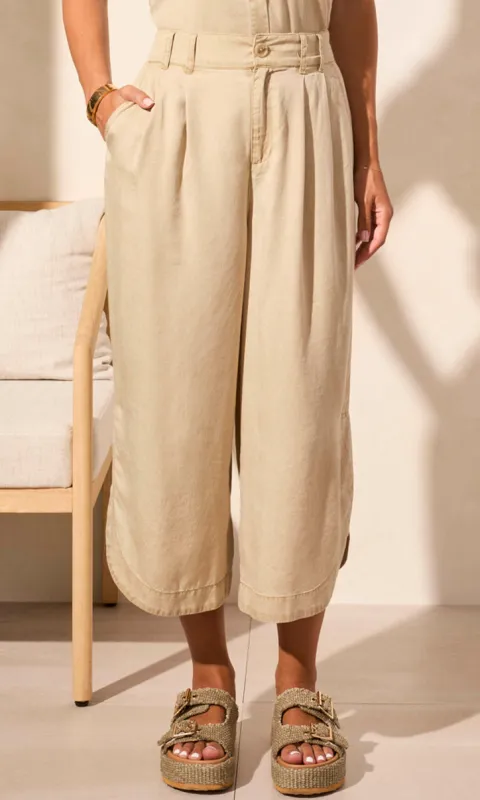 Pleated Tulip Hem Pant sold by Revolution Boutique