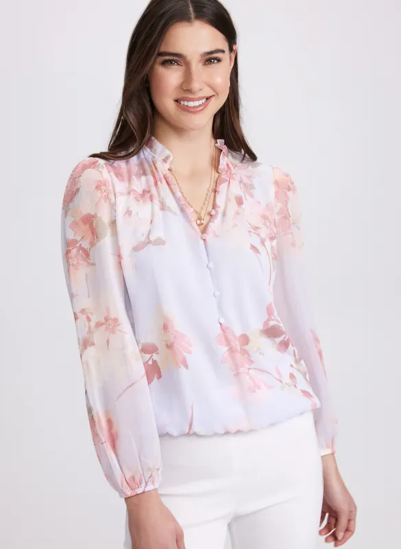 Floral Print Blouse sold by Laura
