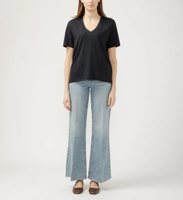 Drapey Luxe V-Neck Tee sold by Jag Jeans