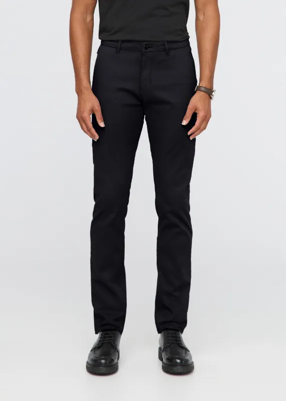 NuStretch Slim Straight Trouser - Black sold by DUER