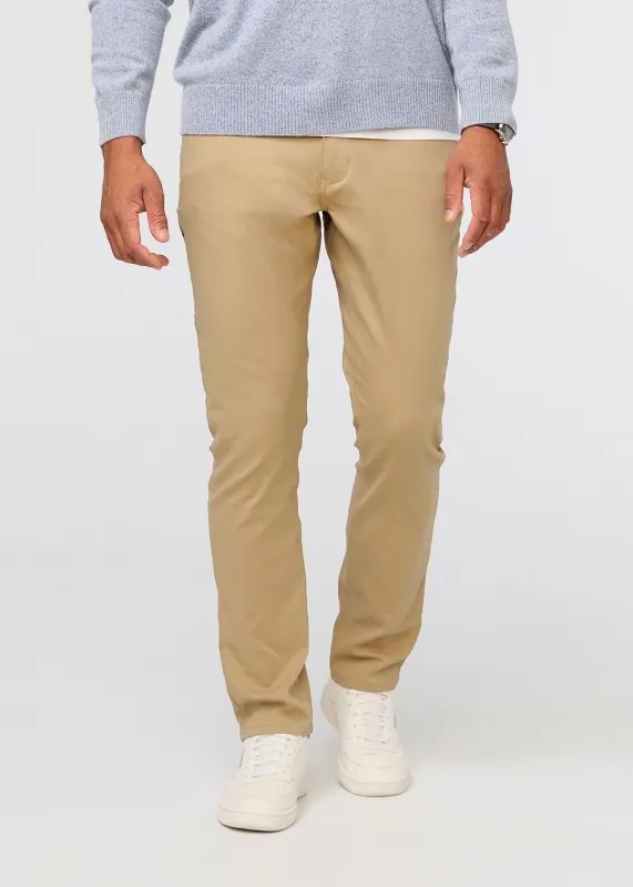 NuStretch Relaxed Taper 5 Pocket - Khaki sold by DUER