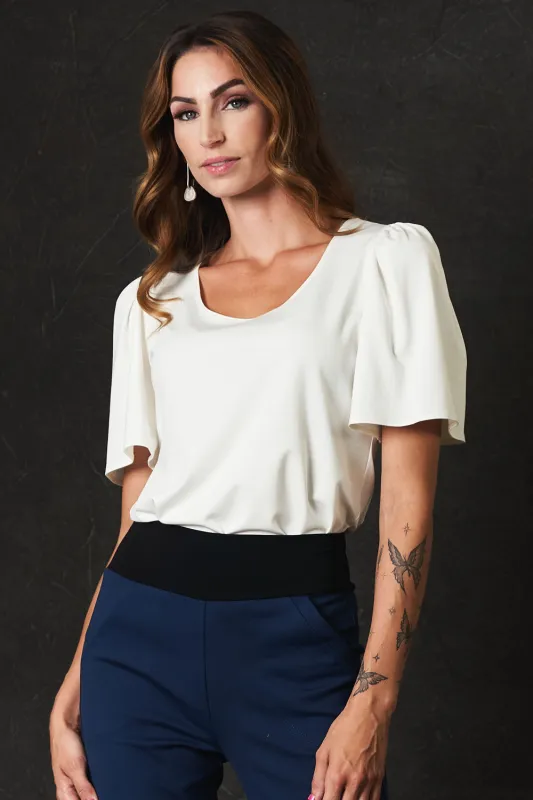 GREEN SALE - JOLENE Blouse - leggero sold by Anne Mulaire