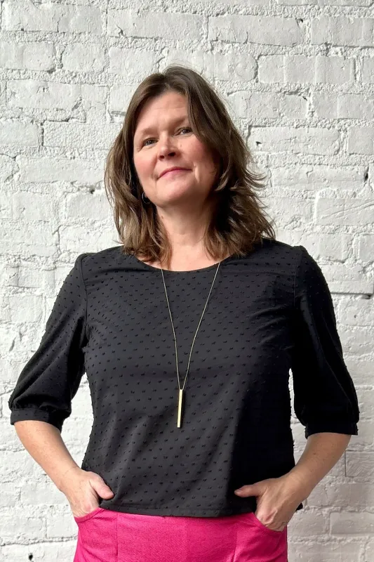 Off the Cuff Blouse sold by Smoking Lily
