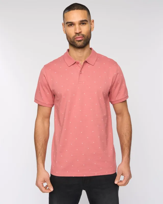 Mens Domray Polo Pink sold by Brand Corner