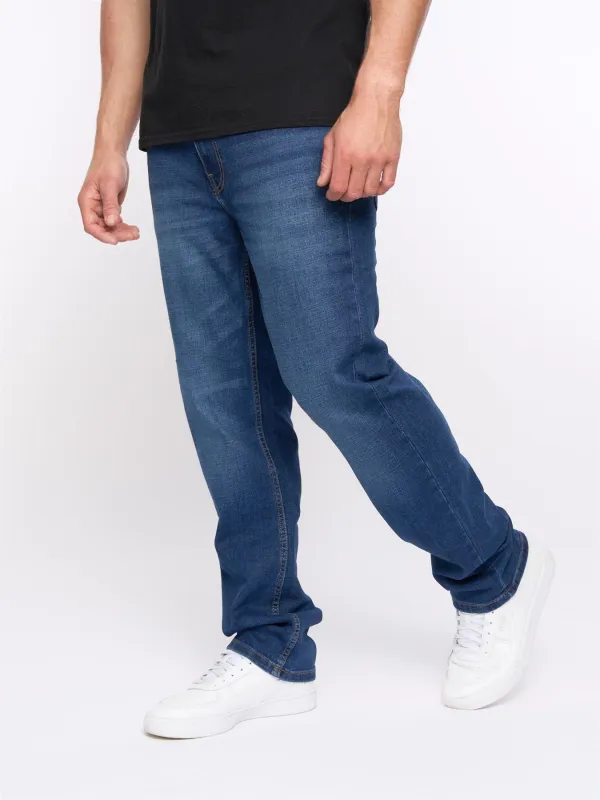 Mens Nezzy Straight Leg Jeans Stone Wash sold by Brand Corner
