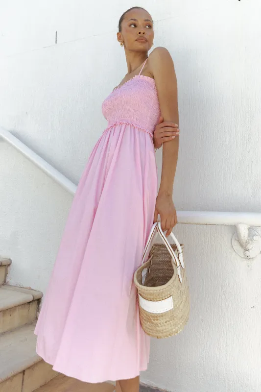 Nigella Maxi Dress - Pink sold by Petal & Pup