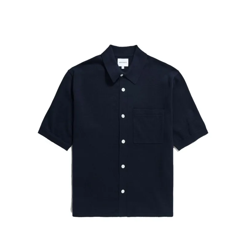 Rollo Tech Merino Shirt - Dark Navy sold by Stomping Ground