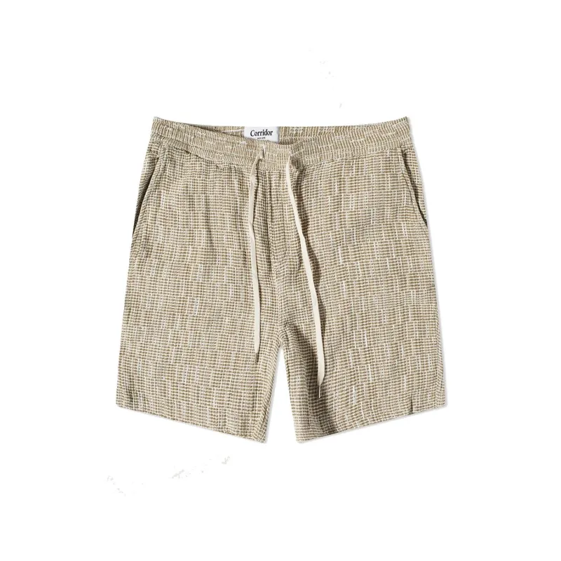 Rainbow Weave Shorts - Army sold by Stomping Ground