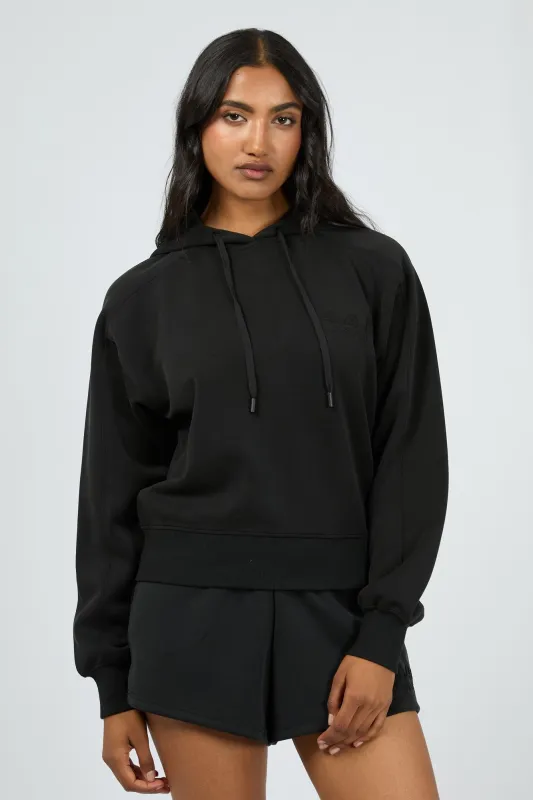 All About Eve Luxe Active Crop Hoodie Black sold by Shine On