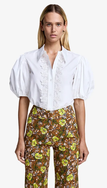 Pouf Short Sleeve Shirt sold by Smythe