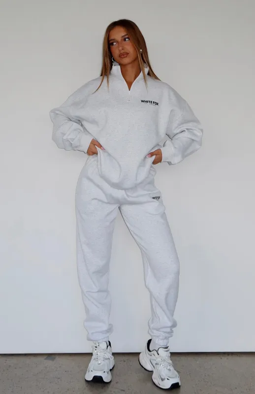 Core Essentials Sweatpants Grey Marle sold by White Fox Boutique