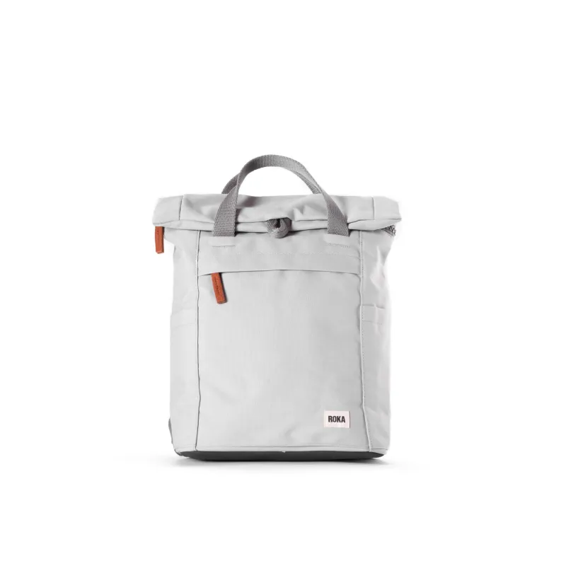 ROKA Finchley A Mist Small Recycled Canvas Bag sold by The Foot Factory