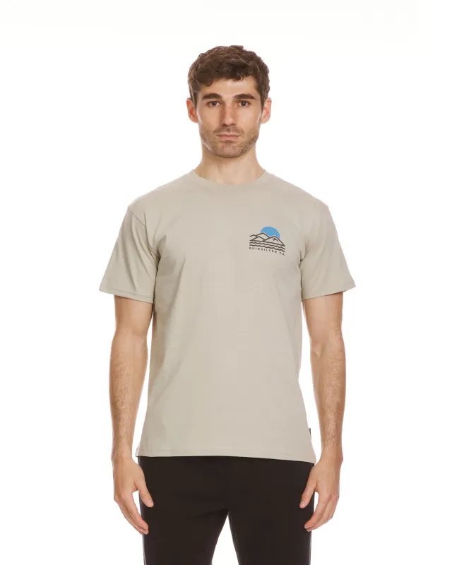 Blue Lines T-Shirt - Pale Aloe sold by Quiksilver