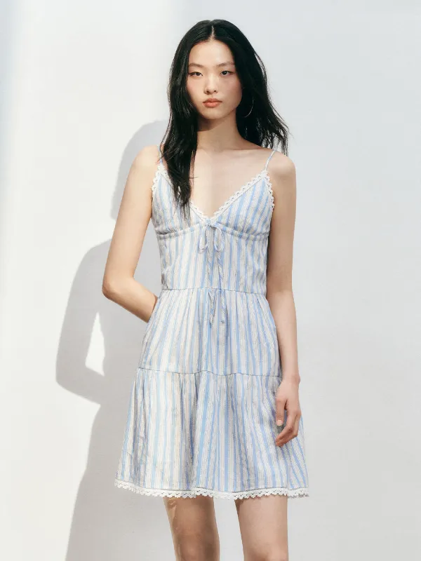 Cami Striped A-Line Dresses sold by Urban Revivo
