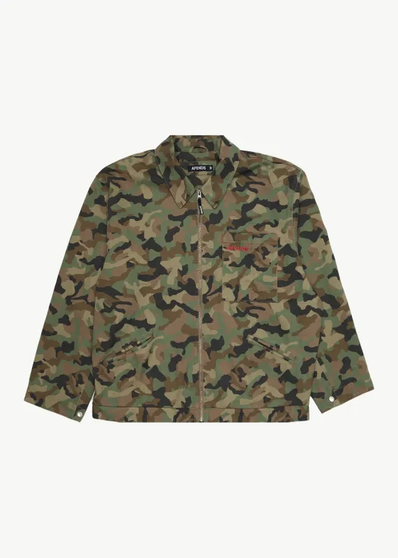 AFENDS Mens Hidden Oracle - Workwear Jacket - Hidden sold by Afends