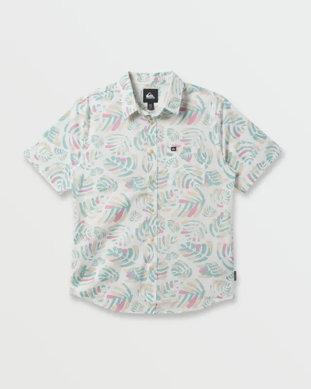Shades Classic Stretch Short Sleeve Shirt - Off White sold by Quiksilver