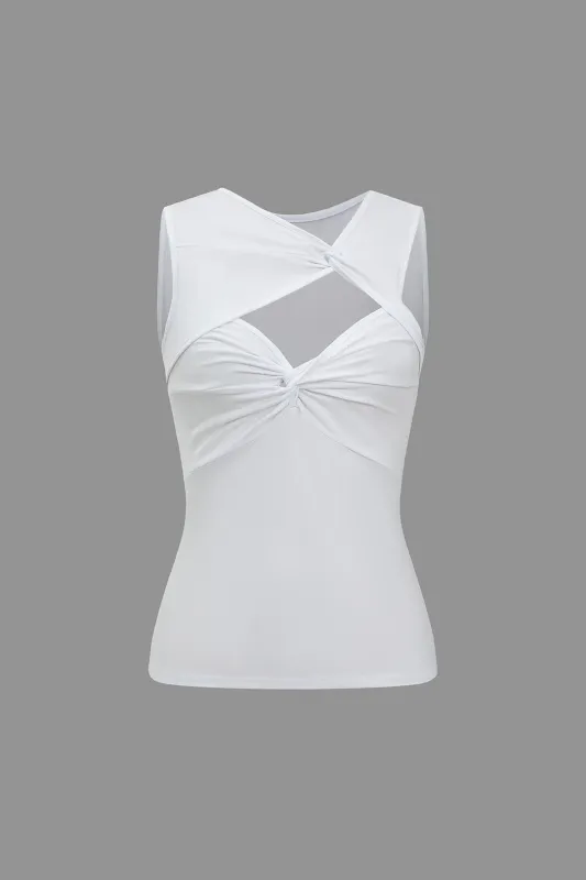 Twist Knot Tank Top sold by Micas