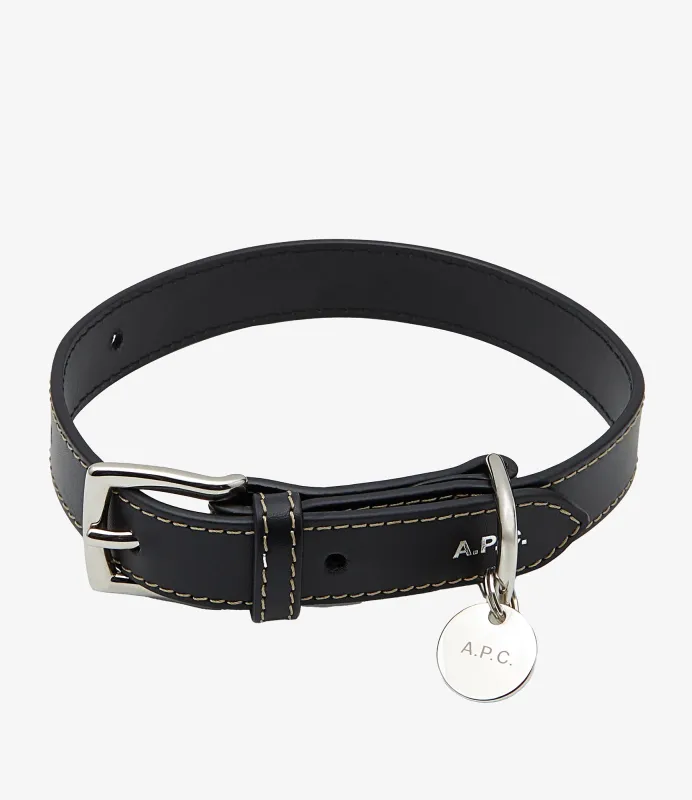 Toutou leather collar sold by A.P.C.