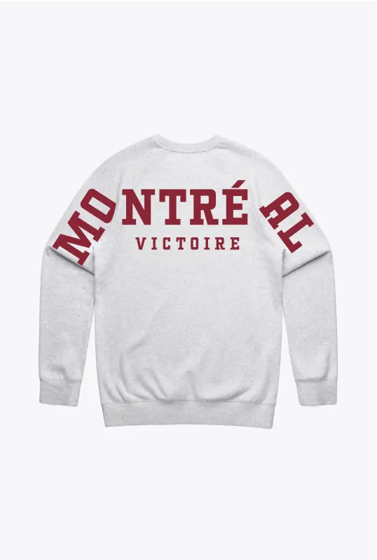 Montréal Victoire Spirit Crewneck - Ash sold by Peace-Collective