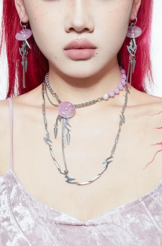 Fervooor Electric Jellyfish necklace set sold by Fervooor