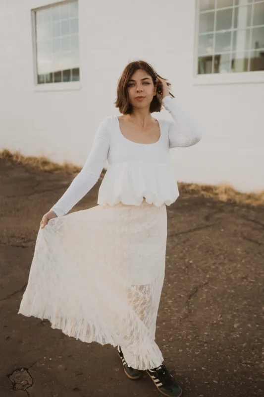 Silas Lace Skirt sold by Goldie Lew