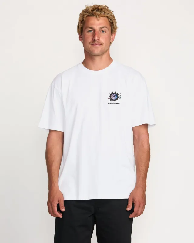 Sun Fun Regular Tee - White sold by Billabong
