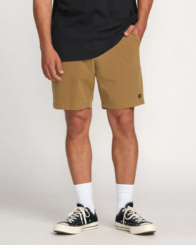 Crossfire Wave Wash Submersible 18" Hybrid Shorts - Tobacco sold by Billabong