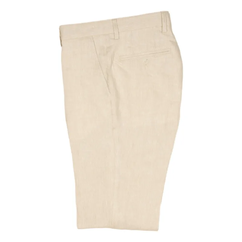 Cambridge Fit Linen Chambray Trouser sold by The Andover Shop