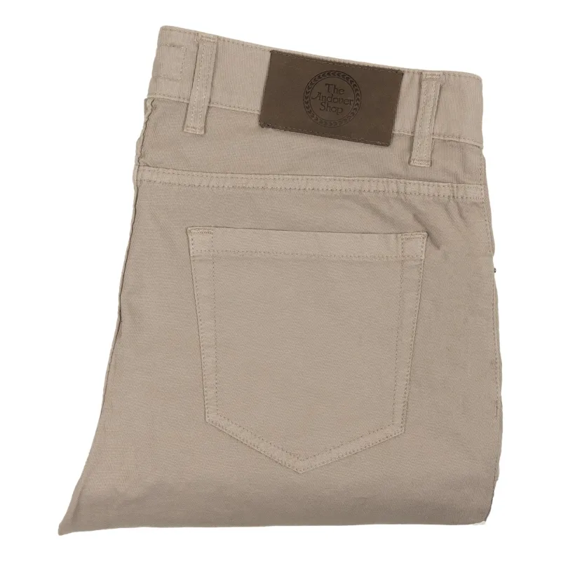 5-Pocket Linen and Cotton Blend Trouser sold by The Andover Shop