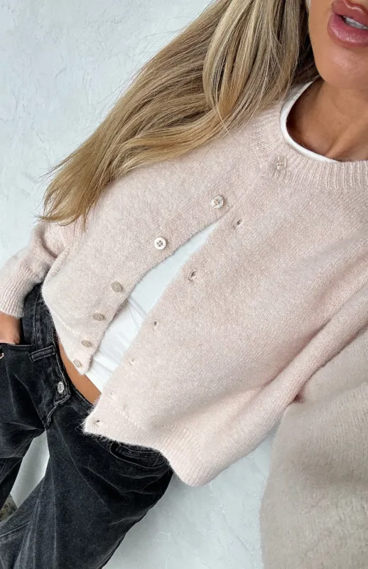 Warm Whispers Knit Cardigan Cream sold by White Fox Boutique