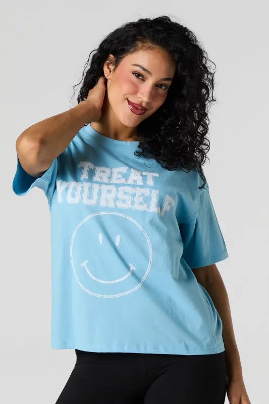 Treat Yourself Graphic Relaxed T-Shirt sold by Urban Planet