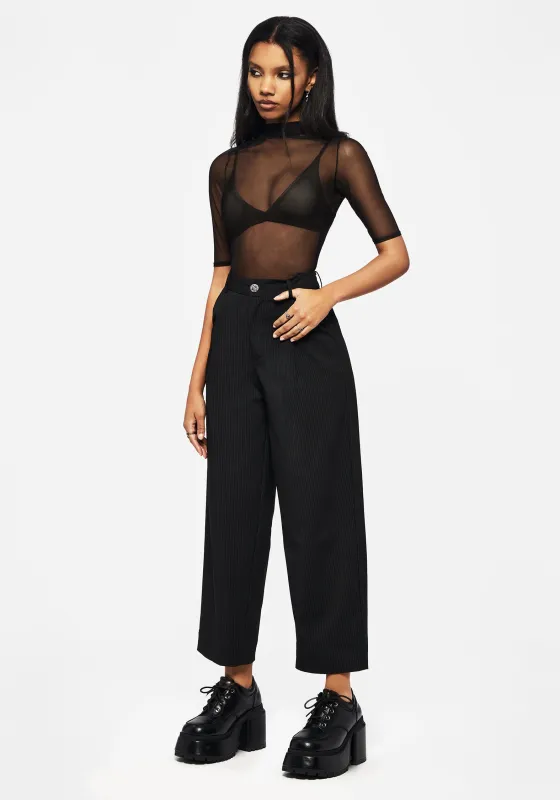 Zelda Pinstripe Tailored Balloon Trousers sold by Disturbia