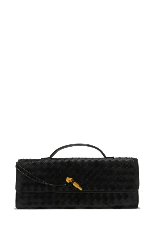 Nadia Crossbody Handbag - Black sold by Miss Lola