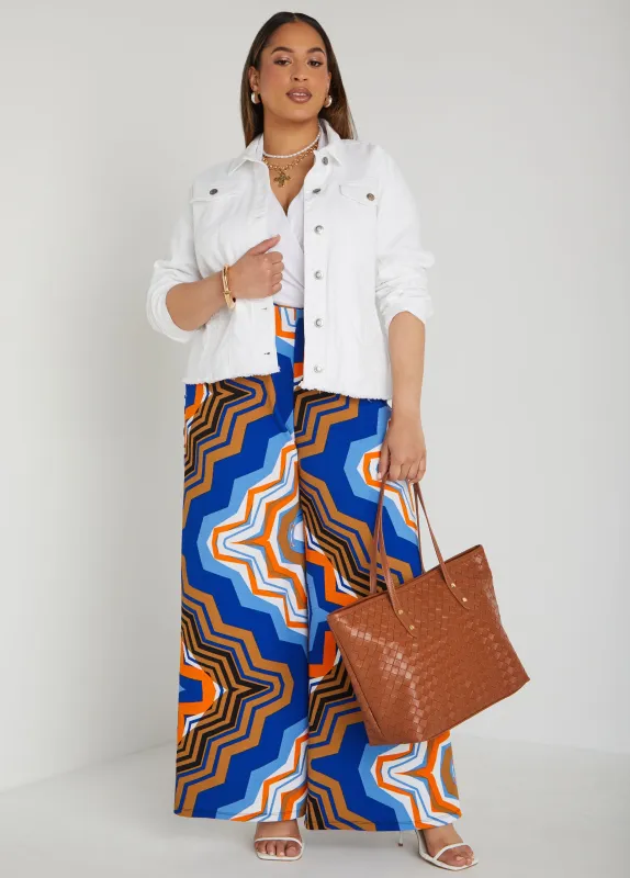 Basketweave Tote sold by Ashley Stewart